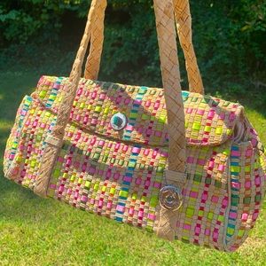 🌈 Rainbow Woven The Sak Purse🌈